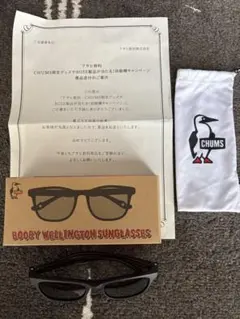 【非売品】チャムス ブービーウェリントンサングラス　アサヒ飲料モデル
