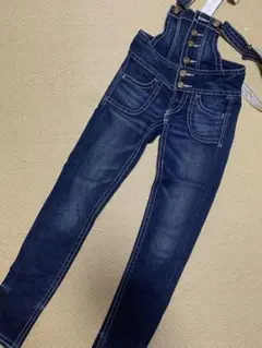 SLY JEANS ダークブルーオーバーオール サイズ24