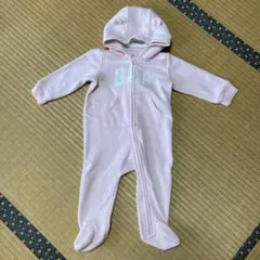 baby GAP クマ耳　カバーオール　ベビーアウター　ピンク　70