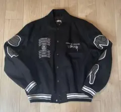 【早い者勝ち】STUSSY コムデギャルソン40thコラボスタジャン COMME des GARÇONS x Stüssy 40th-Anniversary Varsity Jacket