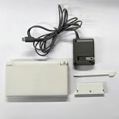 【動作確認済】ニンテンドーDS Lite クリスタルホワイト 本体 充電器付き