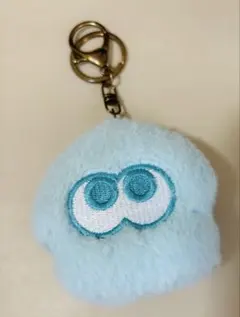 スプラトゥーン イカ キーホルダー ぬいぐるみ ライトブルー
