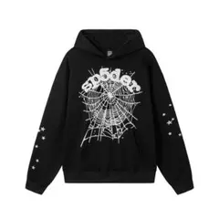 Essentials ブラック プリント パーカー