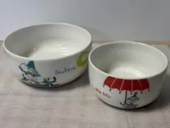 ムーミン　レンジキャニスター ２個セット 蓋なしのサムネイル