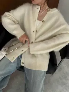 MOHAIR LOOSE KNIT CARDIGANのサムネイル