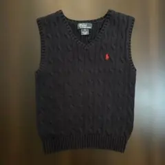 ラルフローレン ベスト ケーブル編み 5 110cm〜120cm