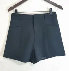 A626 Lサイズ ブ ラック ハ イウエスト ショートパ ンツ きれい