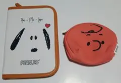 PEANUTS スヌーピーマルチマット、通帳ケース、ポーチ3点セット