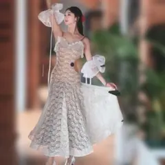 社交ダンス用レースドレス