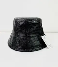 【新品タグ付き】H＆M バケットハット 帽子 黒