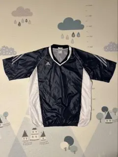 adidas ウインドブレーカー ジャケット 半袖 XL ネイビー
