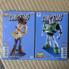 ピクサーキャラクター COMICSTARS ウッディ、バズ セット