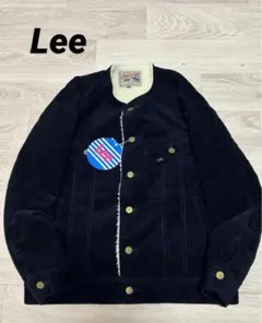 未使用☆ Lee リーダ ノーカラーボアジャケット M