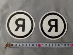 RIDE ライド　スノーボード　円形ステッカー2枚セット