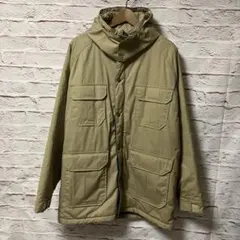 ウールリッチ マウンテンパーカー 中綿 アメリカ製 80s ベージュ L