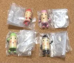 ならぶんです。　くれよんのくろくん　ガチャ　4種セット