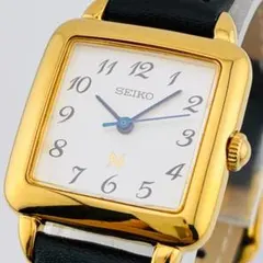 稼働 SEIKO NOIE 1F21-5870レディース オーバル ゴールド - メルカリ