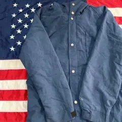 cal cmabt  紺色　ジャケットコート　長袖　中生地赤チェック柄　USA製