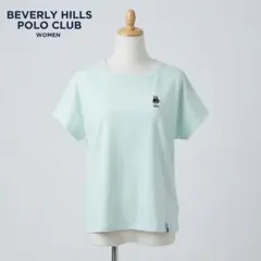 BEVERLY HILLS POLO CLUB Tシャツ ベア刺繍 ミント L