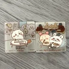 ☆ちいかわ アクリルシーンクリップ　モモンガ、カニちゃん、ちいかわセット☆