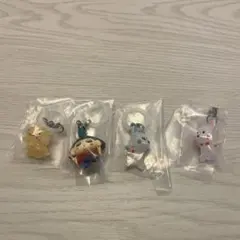 おじゃる丸　めじるしアクセサリー　4種 セミコンプリート