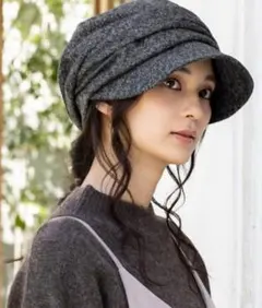 新品同様クイーンヘッド■秋冬キャスケット