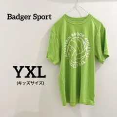 Badger Sport 【YXL】蛍光グリーン Tシャツ キッズのXLサイズ