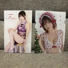雑誌 漫画アクション 付録 クリアファイル ミニフォトブック えなこ 新品未使用