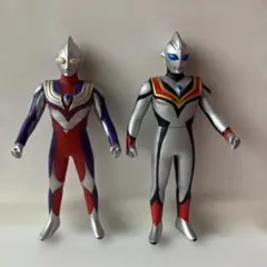 ティガシリーズ　ウルトラマン ソフビ 2体セット