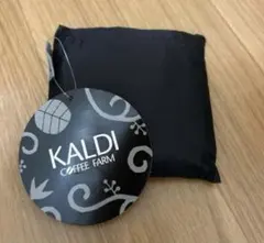 カルディ　 エコバッグ カラー　 ブラック