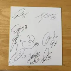 ロアッソ熊本 寄せ書き サイン色紙のサムネイル