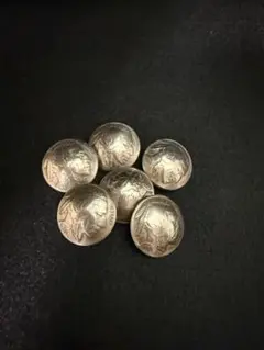 ★1個の価格★アメリカ5セントコンチョ インディアン（年付） & ダブルマルカン