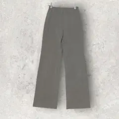 ストレッチパンツ ストレート イージーパンツ (S) グレー 総ゴム 楽ちん