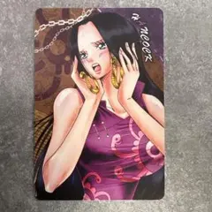 ONEPIECE ワンピース キャラメルポップコーン ボア・ハンコック カード