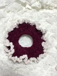 フリルシュシュ　ワインレッド＆薄ピンク プリンセスモール　冬