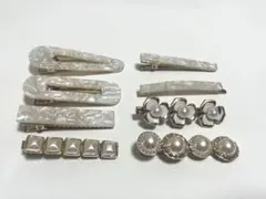 ヘアピン ヘアクリップ 8点セット