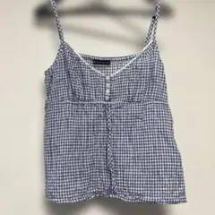 Brandy Melville ギンガムチェック キャミソールのサムネイル