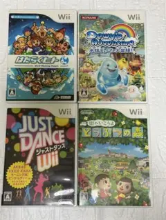 ⭐️24時間以内発送⭐️ Wiiソフトまとめ売り　4本セット　どう森