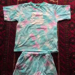 XLARGE タイダイ柄 Tシャツとショートパンツ セット
