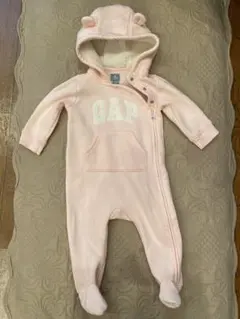 babyGap フード付きロンパース 6-9ヶ月 ピンク