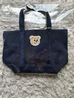 【新品未開封】フェイラー オールドテディ ワッペントートバッグ ネイビー 小