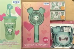 TWICE ストローキャップ付きタンブラー GiGO ミダチェツ ４点セット TWICE ストローキャップ付きタンブラー GiGO ミダチェツ 4点セット