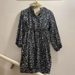 2点セット★The Shop TK★小花柄シャツワンピース130cm