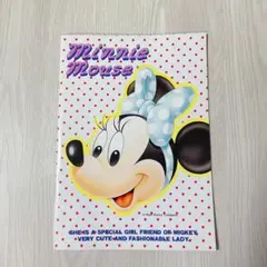 【希少未使用】平成レトロ　ディズニー　ミニー・マウス ノート　当時物