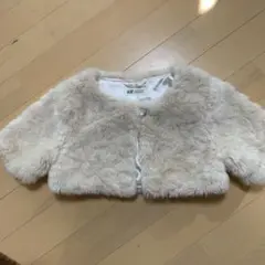 H&M フェイクファー ボレロ 120