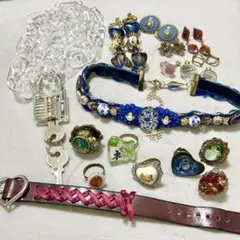 ハンドメイド アクセサリー まとめ売り リング イヤリング チョーカー ブレス