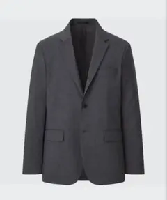 感動ジャケット（ウールライク・袖丈着丈標準）　グレー【S】　クリーニング済