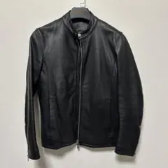 【大特価】ナノユニバース　羊革シングルライダース