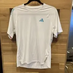 adidas ADIZERO ホワイト Tシャツ