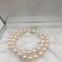 超大珠　アコヤ あこやパール 本真珠 ネックレス akoya Perl